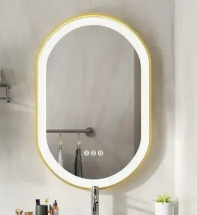 LED zrcadlo 80 x 50 cm