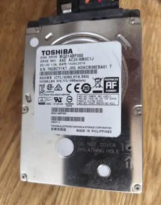 500GB 2,5" Hdd Toshiba MQ01ABF050