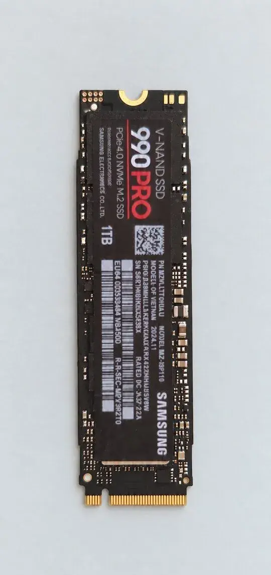 Samsung 990 PRO 1TB + pasivní chladič AXAGON – záruka 01/30