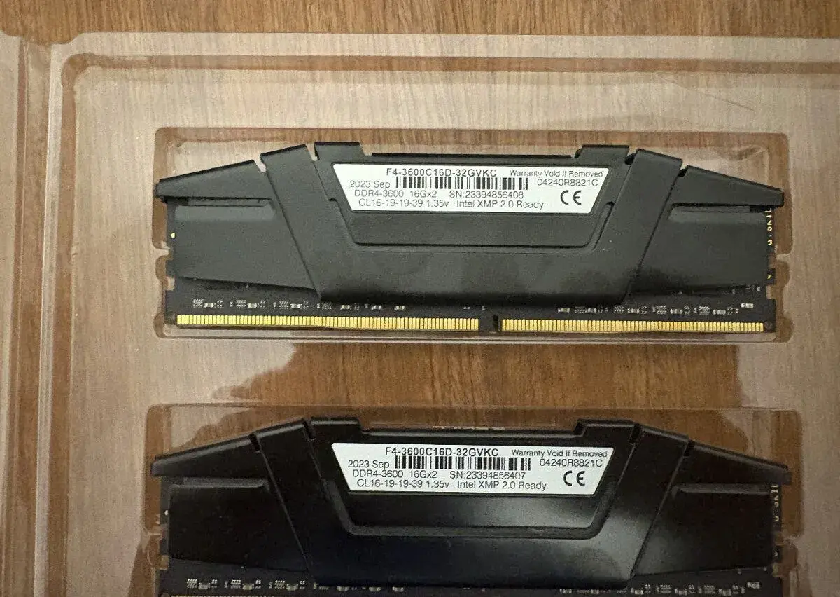 DDR4 3600 MT/s 32GB (16GBx2) - 32GB (16GBx2)