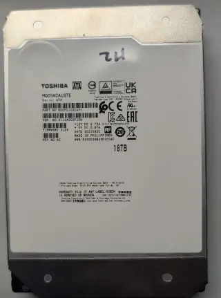 Toshiba Enterprise MG09 18TB - v ZÁRUCE do 9. 9. 2027