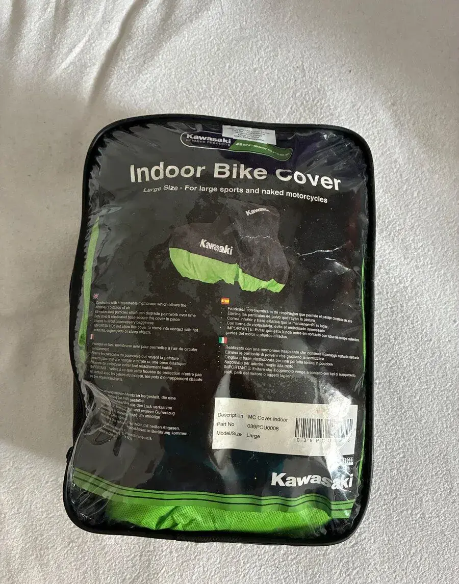 Originální krycí plachta na moto Kawasaki Indoor (vel. L)