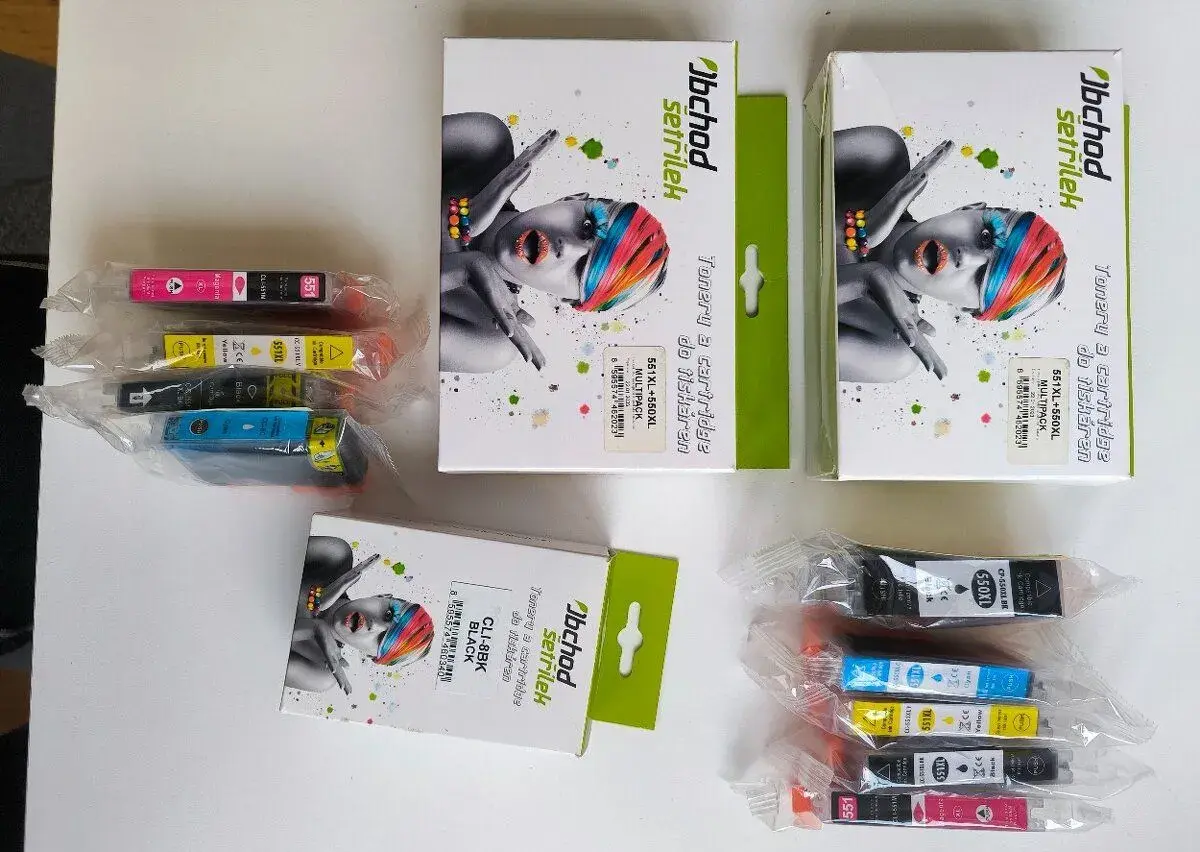 Canon CLI-551 Bk, C,M,Y + PGI-550Bk multipack kompatibilní