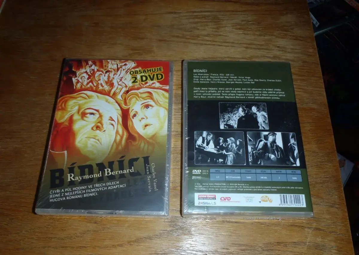 2DVD Bídníci 1934 Režie Raymond Bernard NOVÉ