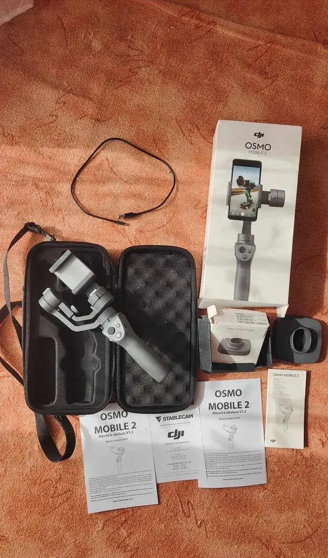 DJI Osmo Mobile 2 – 3osý stabilizátor na mobil + pouzdro