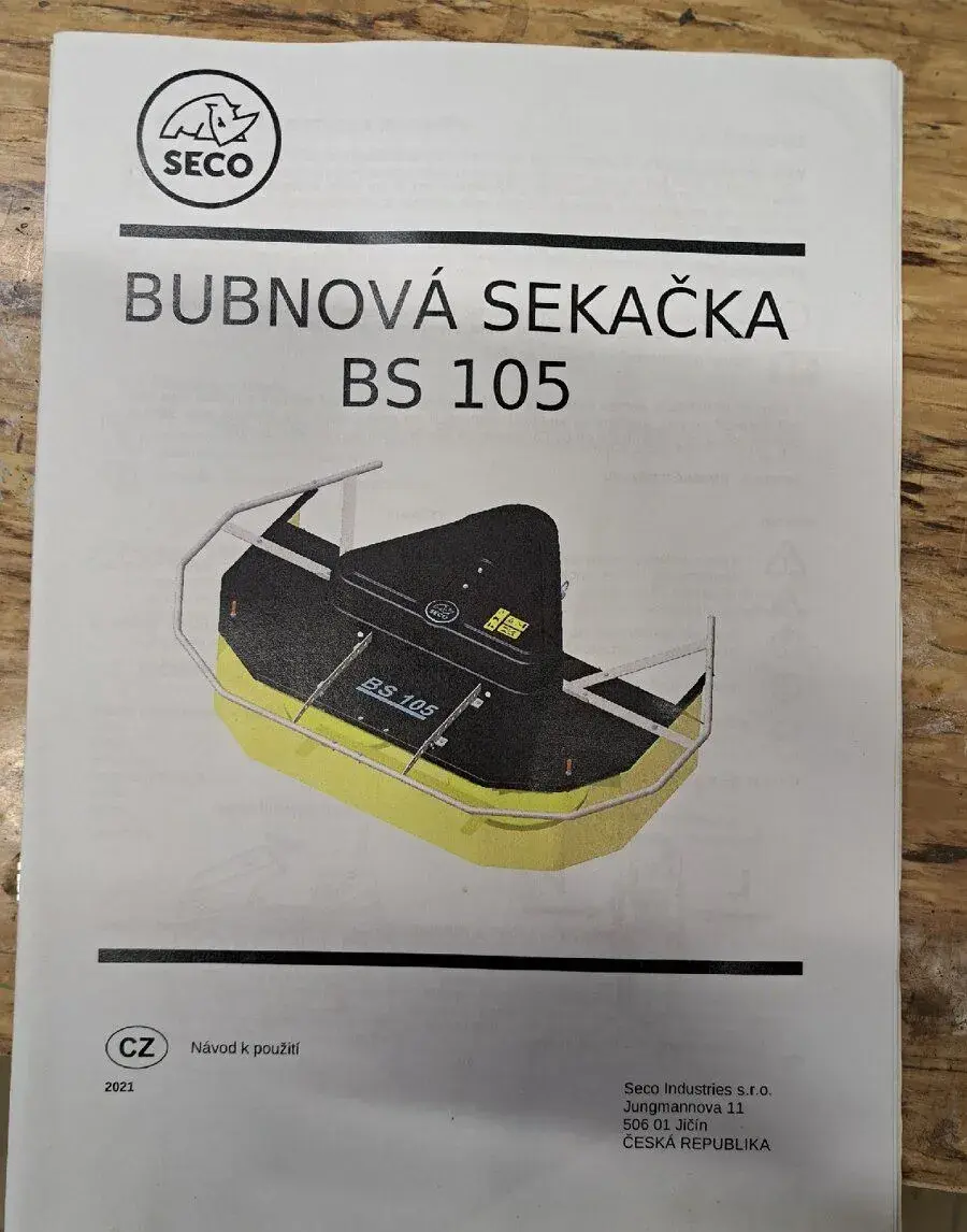 Dvoububnová sekačka SECO