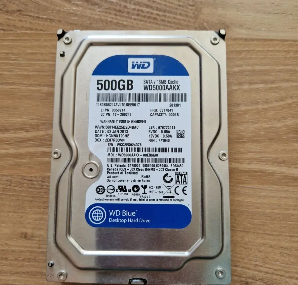 Interní HDD Western Digital 500 GB