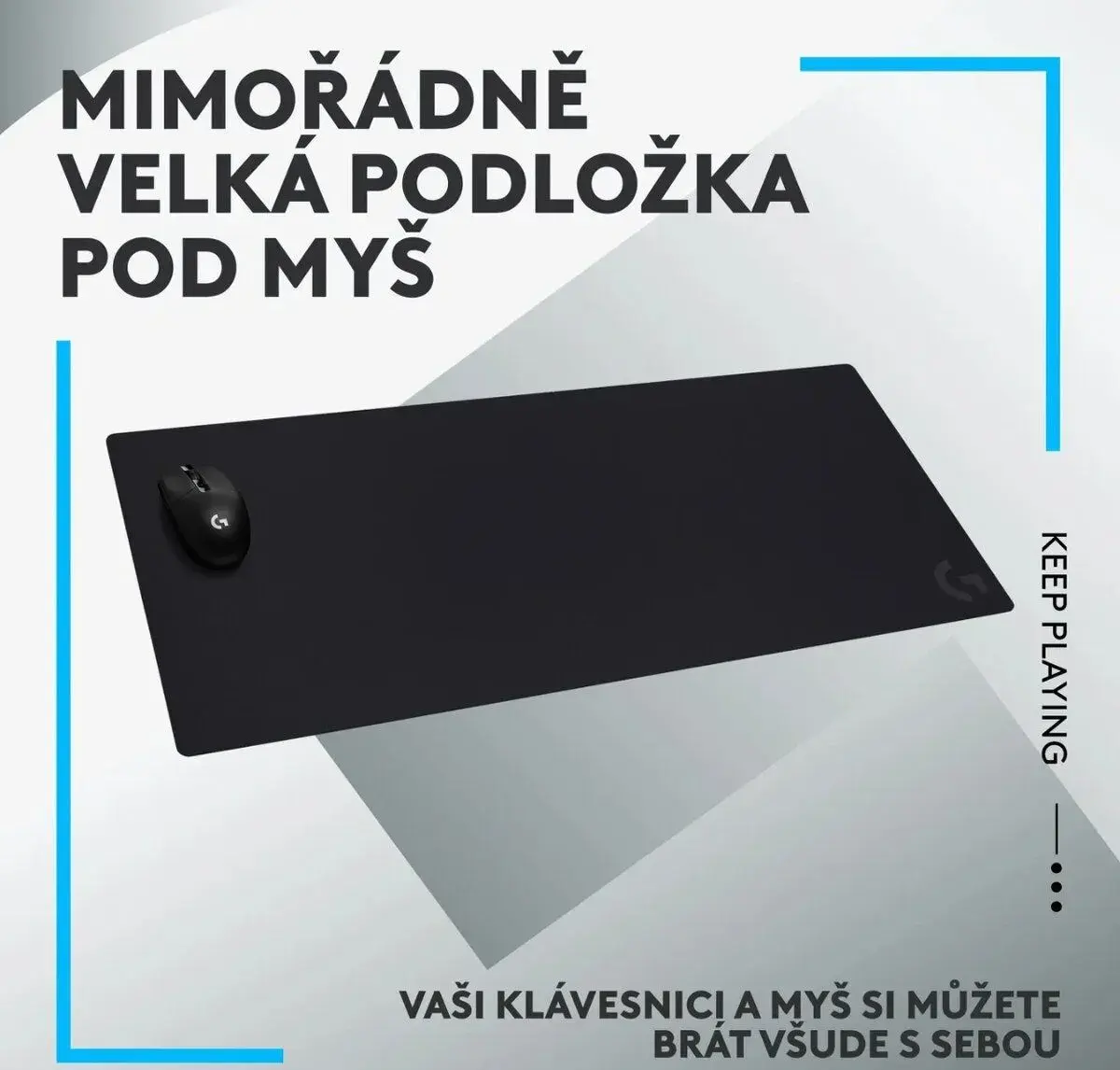 Nová podložka pod myš Logitech G840 XL