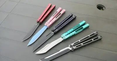 Balisong nůž 5x