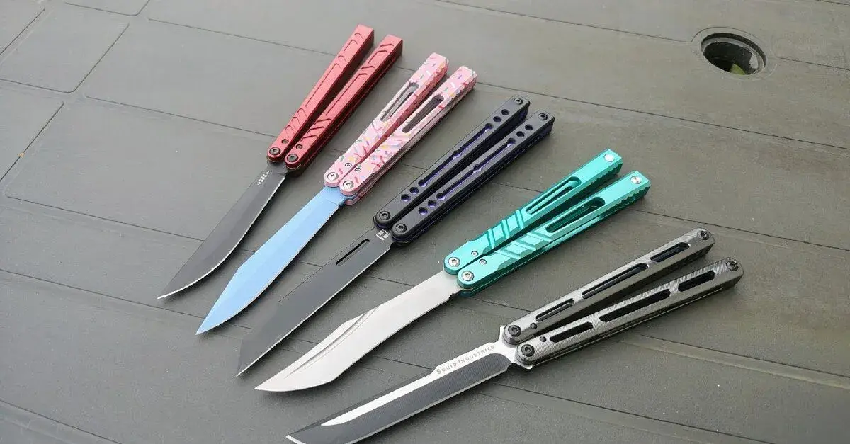 Balisong nůž 5x