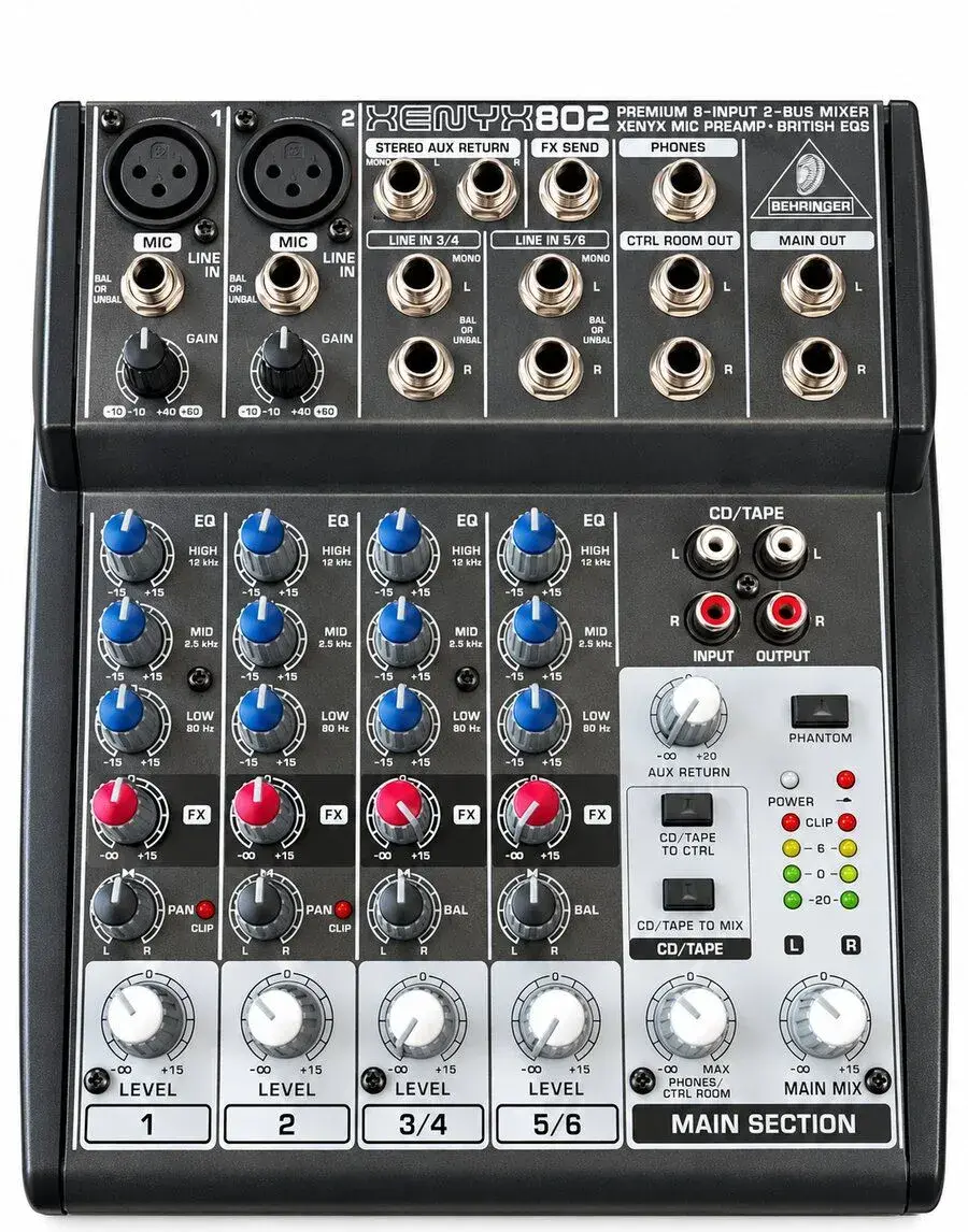 Behringer Xenyx 802S Analogový mixpult