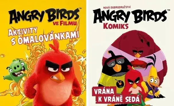 Angry Birds → Komiks + Aktivity s omalovánkami