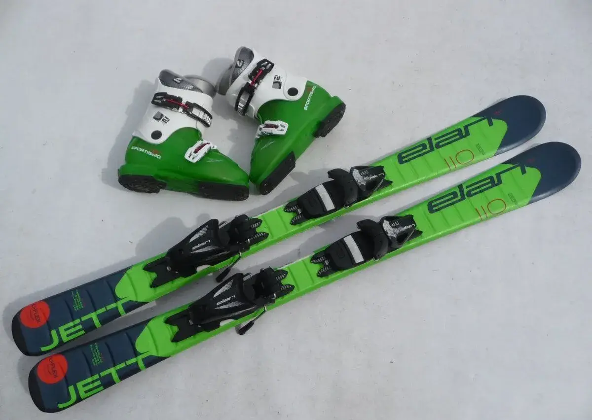 364. Detske lyže ELAN - 110 cm + boty ALPINA 33 eu - SET
