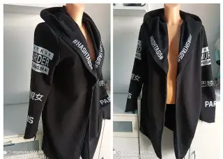 Cardigan s kapucí zn."BY DIMLI"