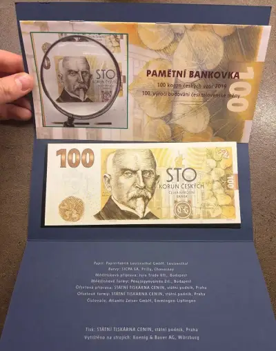 Pamětní bankovka ČNB 100 Kč 2019 Alois Rašín