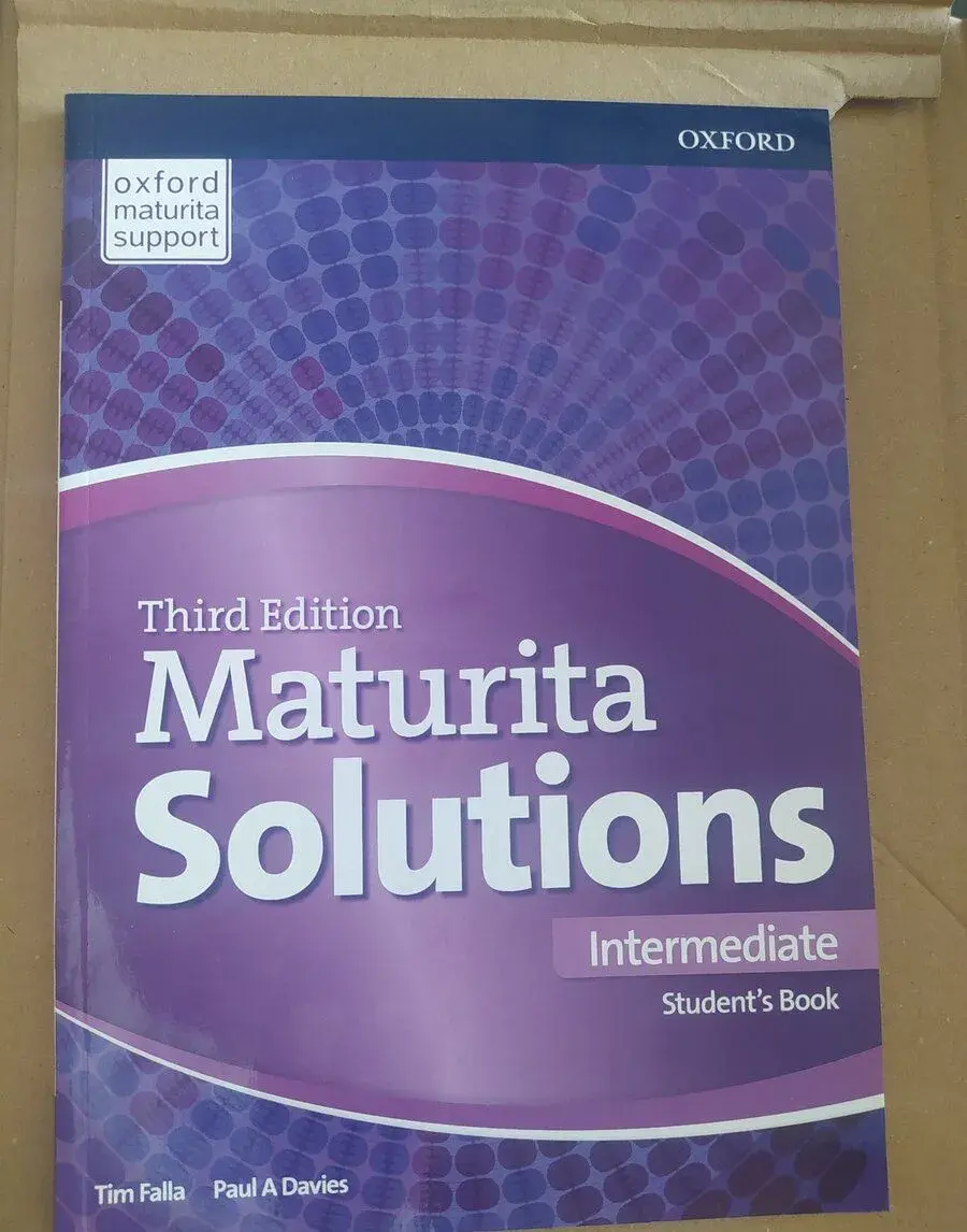 Maturita Solutions Intermediate učebnice 3. vydání NOVÁ