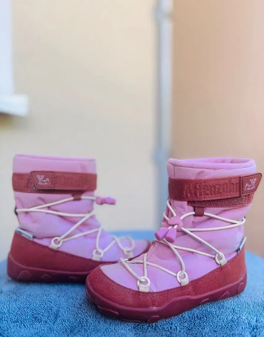 boty Affenzahn Snow Boot Vegan Snowy Deer - Pinkvel.26
