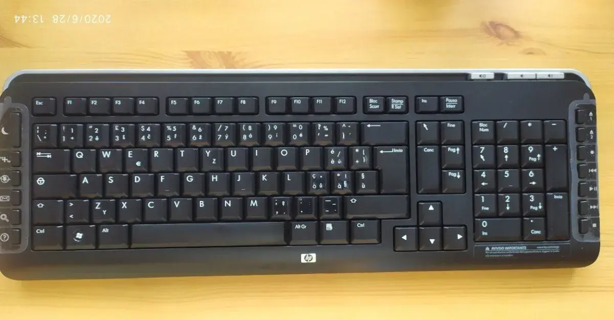 Klávesnice bezdrátová HP model 5189URFK