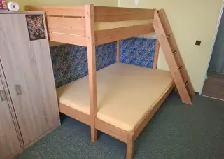 Patrová postel Terry (Gazel), rozšířené spodní lůžko