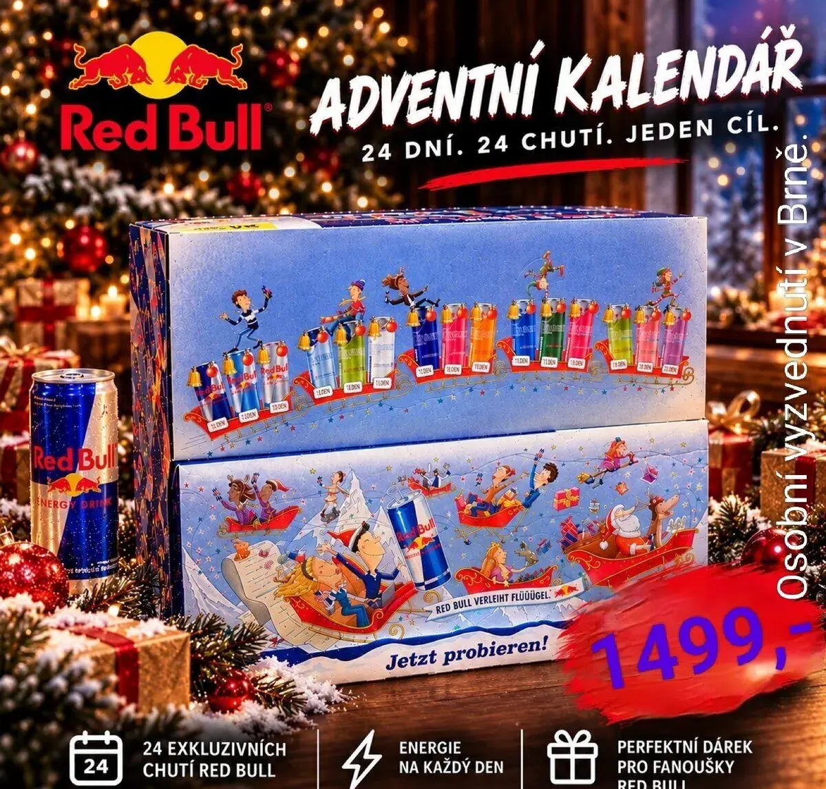 Adventní kalendář Red Bull 24ks