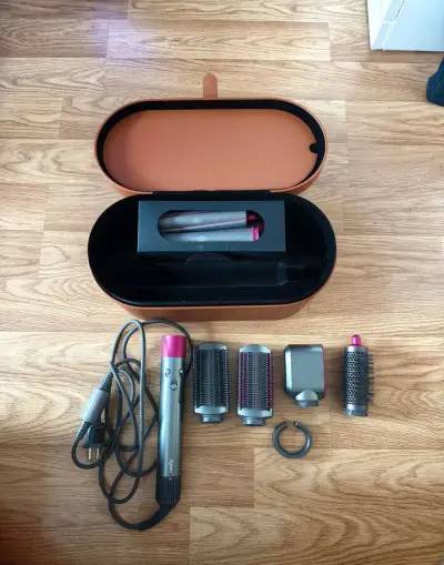 Kulmofén Dyson Airwrap Complete Long Fuchsia/Grey