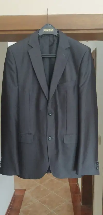 Pánský oblek černošedý