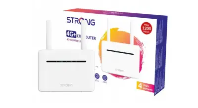 Router na SIM Strong 4G+ LTE 1200 Wi-Fi AC 1200 Mb/s 4x LAN