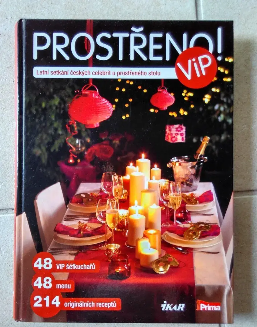 kuchařka Prostřeno VIP - Marie Formáčková