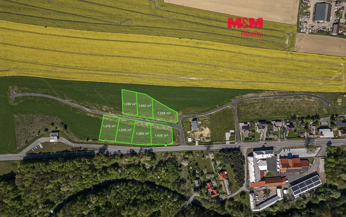 Prodej pozemku k bydlení, 1259 m², Vojkovice
