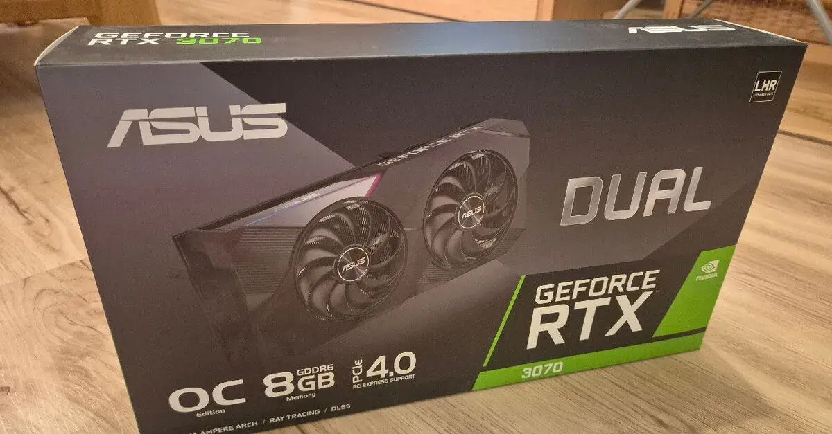 ASUS GeForce RTX 3070 Dual OC 8GB GDDR6