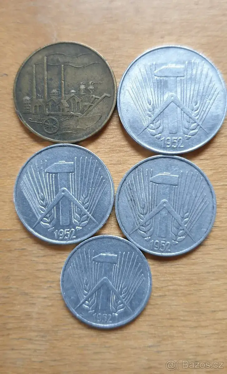 Mince Německo NDR 5 ks