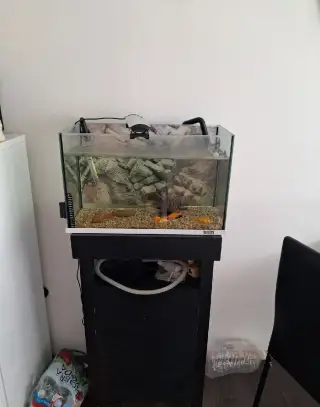 Akvarium s vybavou