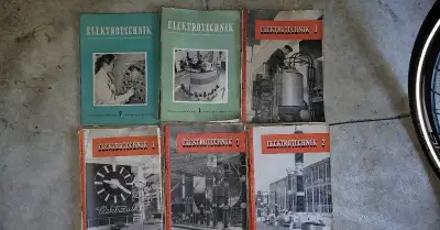 Časopisy Elektrotechnik ročníky 1957-1962