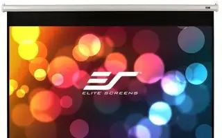 Projekční plátno Elite Screens 106"