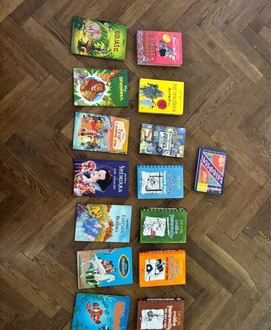 Balík 15 dětských knih – Poseroutka, Walliams, Disney