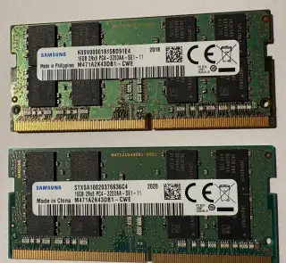 Samsung 32GB (2×16GB) DDR4 3200MHz SO-DIMM – notebook