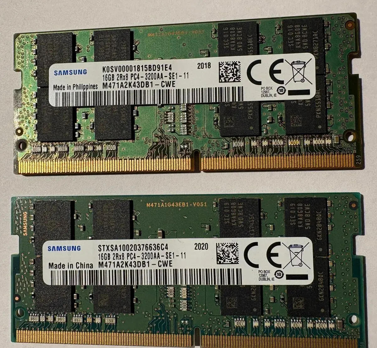 Samsung 32GB (2×16GB) DDR4 3200MHz SO-DIMM – notebook
