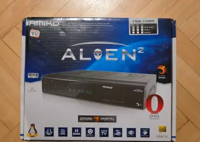Amiko Alien 2 Twin – satelitní Full HD přijímač, 2× DVB-S2