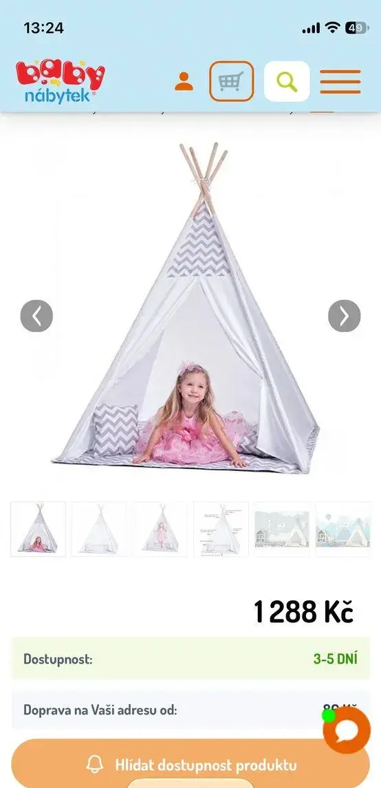 Dětské tepee