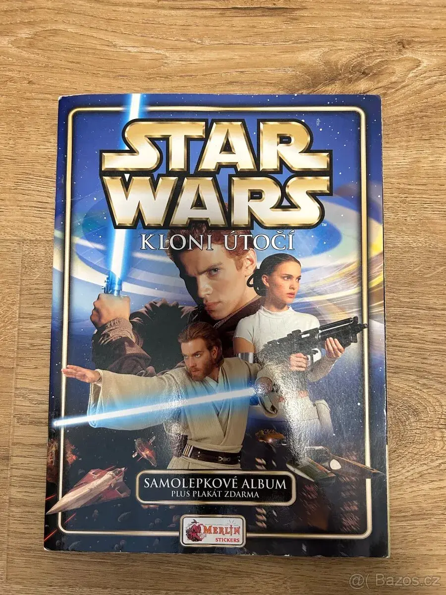 Star Wars Kloni útočí samolepkové album