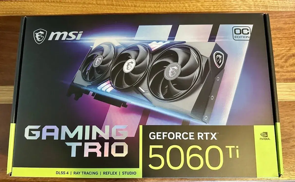 MSI GeForce RTX 5060 Ti 8G GAMING TRIO OC