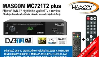 MASCOM MC 721T2 plus set top box