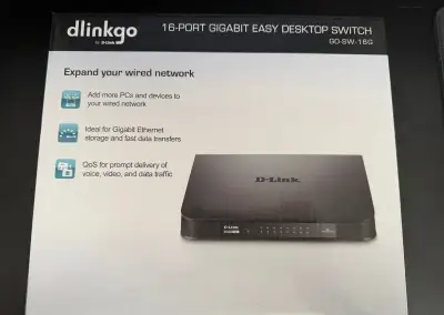 Switch D-Link GO-SW-16G