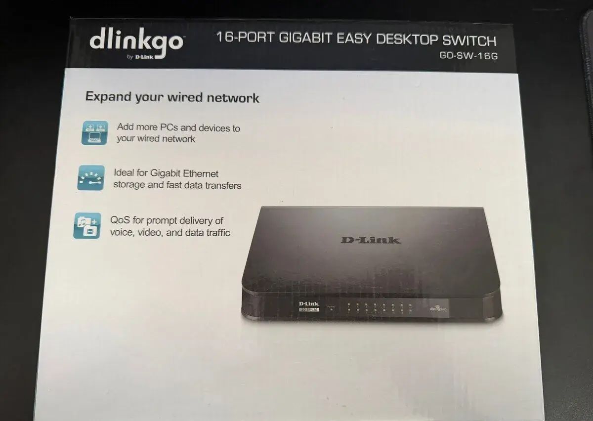 Switch D-Link GO-SW-16G