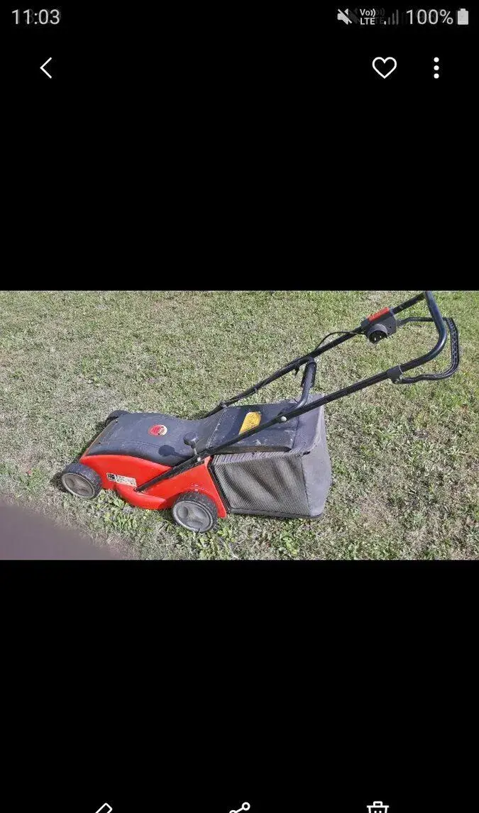 Elektrická sekačka záběr 42 cm