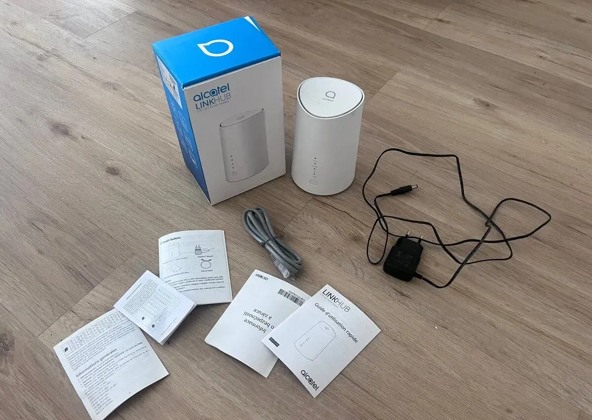 Wifi přijímač router LTE alcatel