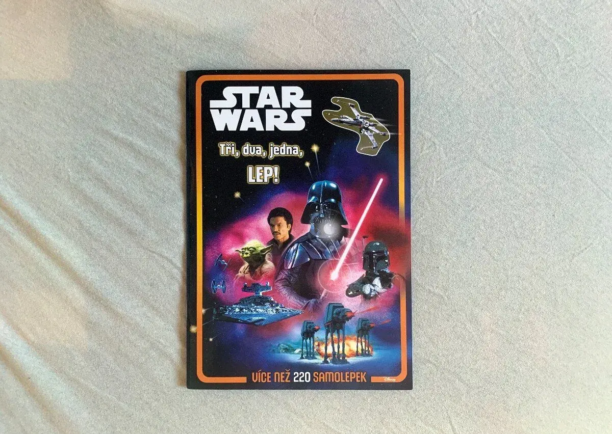 Časopis a samolepky Star Wars: Tři, dva, jedna, LEP
