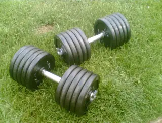 Jednoručky činky 2x53kg za 5790,- NOVÉ