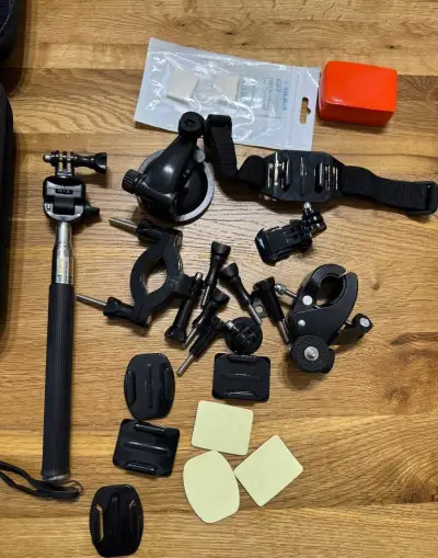 GoPro příslušenství – originální hrudní a hlavový držák + da