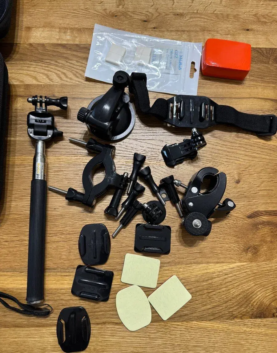 GoPro příslušenství – originální hrudní a hlavový držák + da